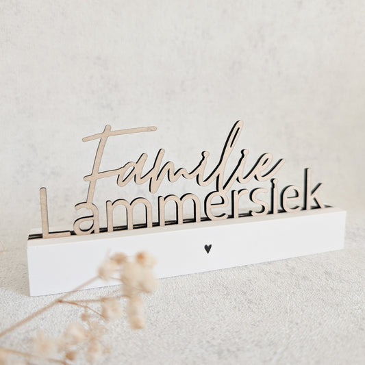 Personalisierte Dekoleiste "Familie"