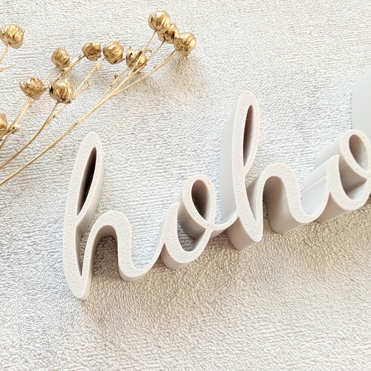 HoHoHo | 3D Schriftzug