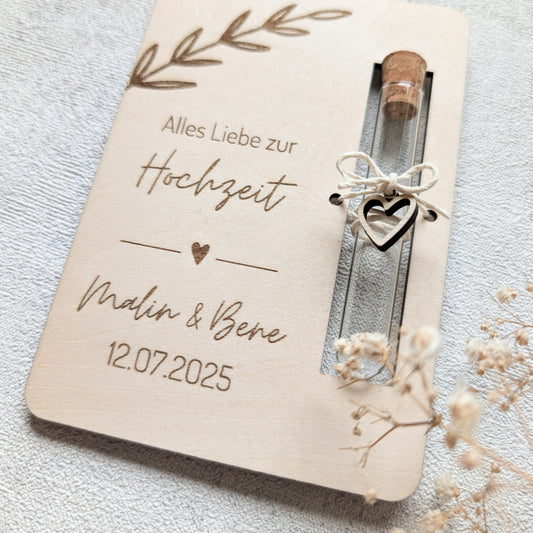Personalisiertes Geldgeschenk | Hochzeit