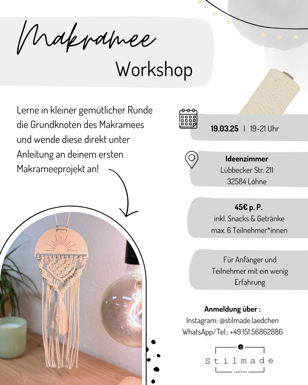Makramee Workshop