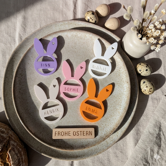 Personalisierter Hase/Osteranhänger mit Namen