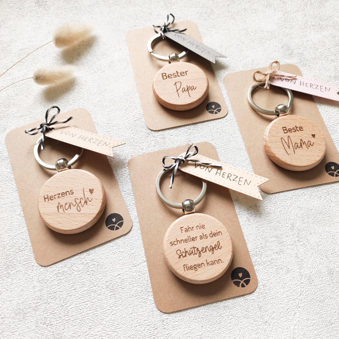 Schlüsselanhänger mit Wunschbuchstaben