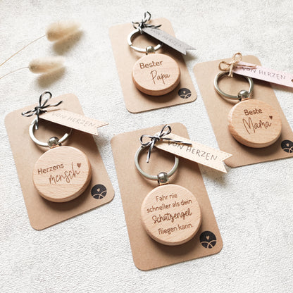 Schlüsselanhänger mit Wunschbuchstaben