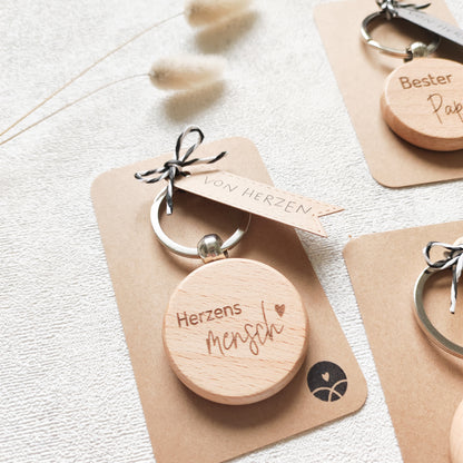 Schlüsselanhänger mit Wunschbuchstaben