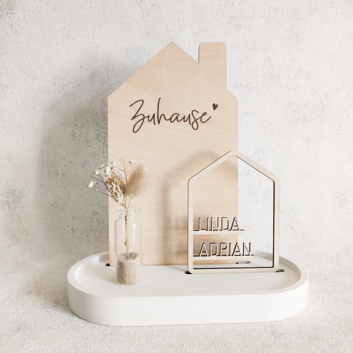 Personalisierter Dekoteller | Familie