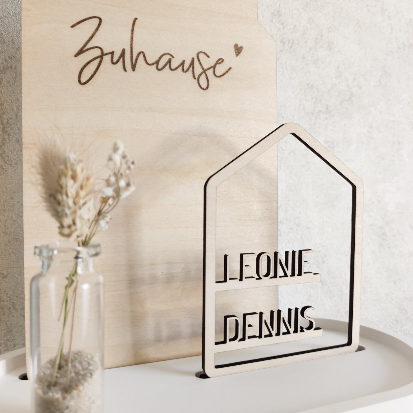 Personalisierter Dekoteller | Familie