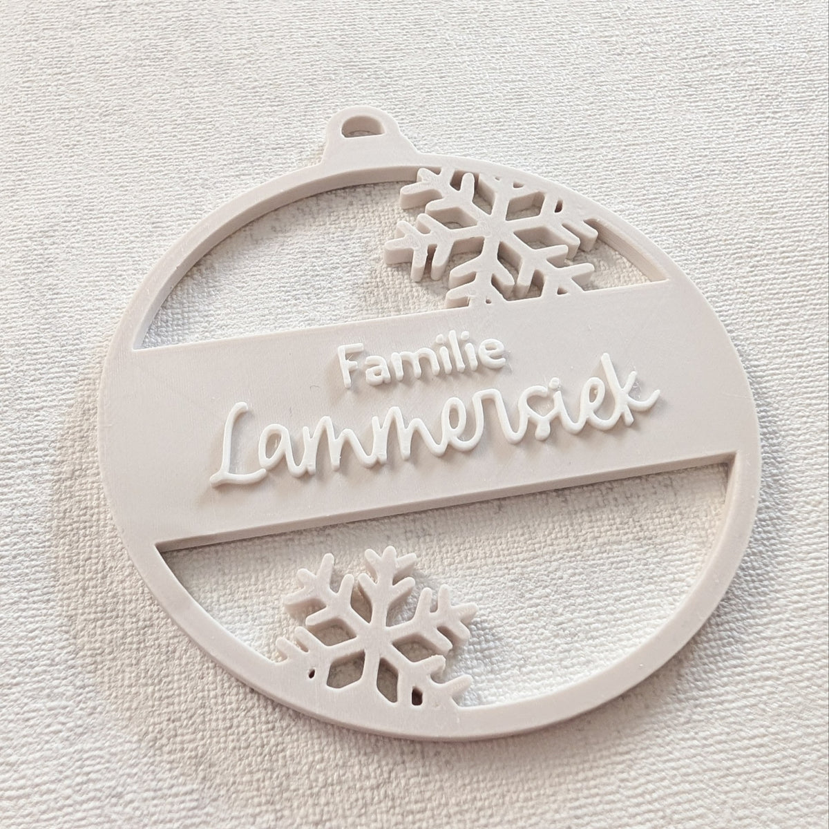 Personalisierte Weihnachtskugel 3D-Druck | Familie