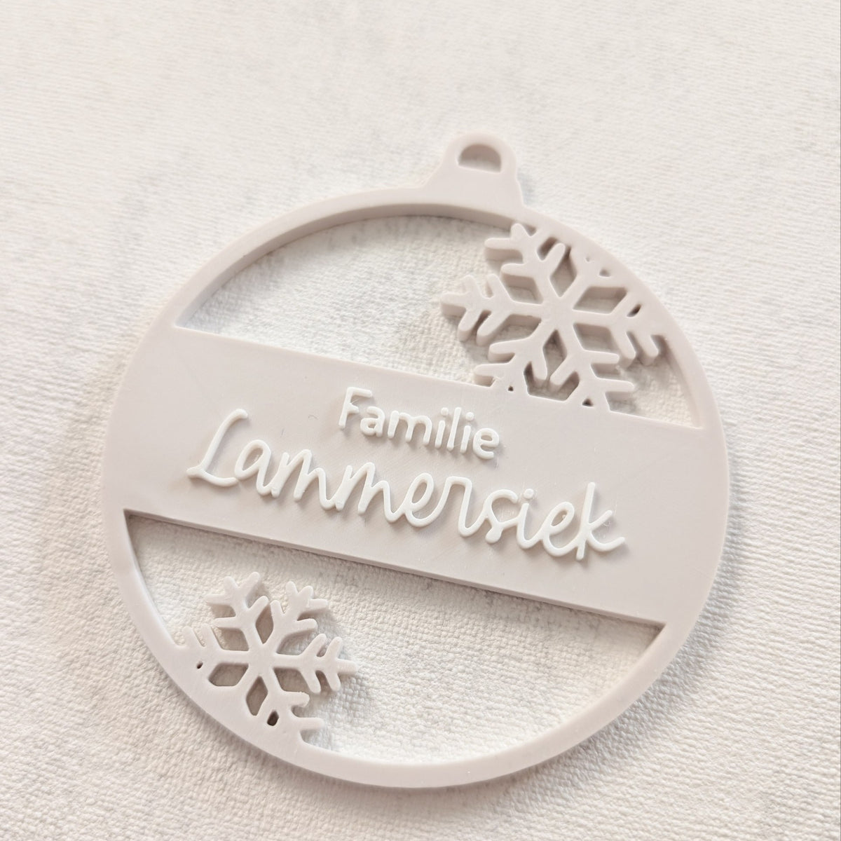 Personalisierte Weihnachtskugel 3D-Druck | Familie