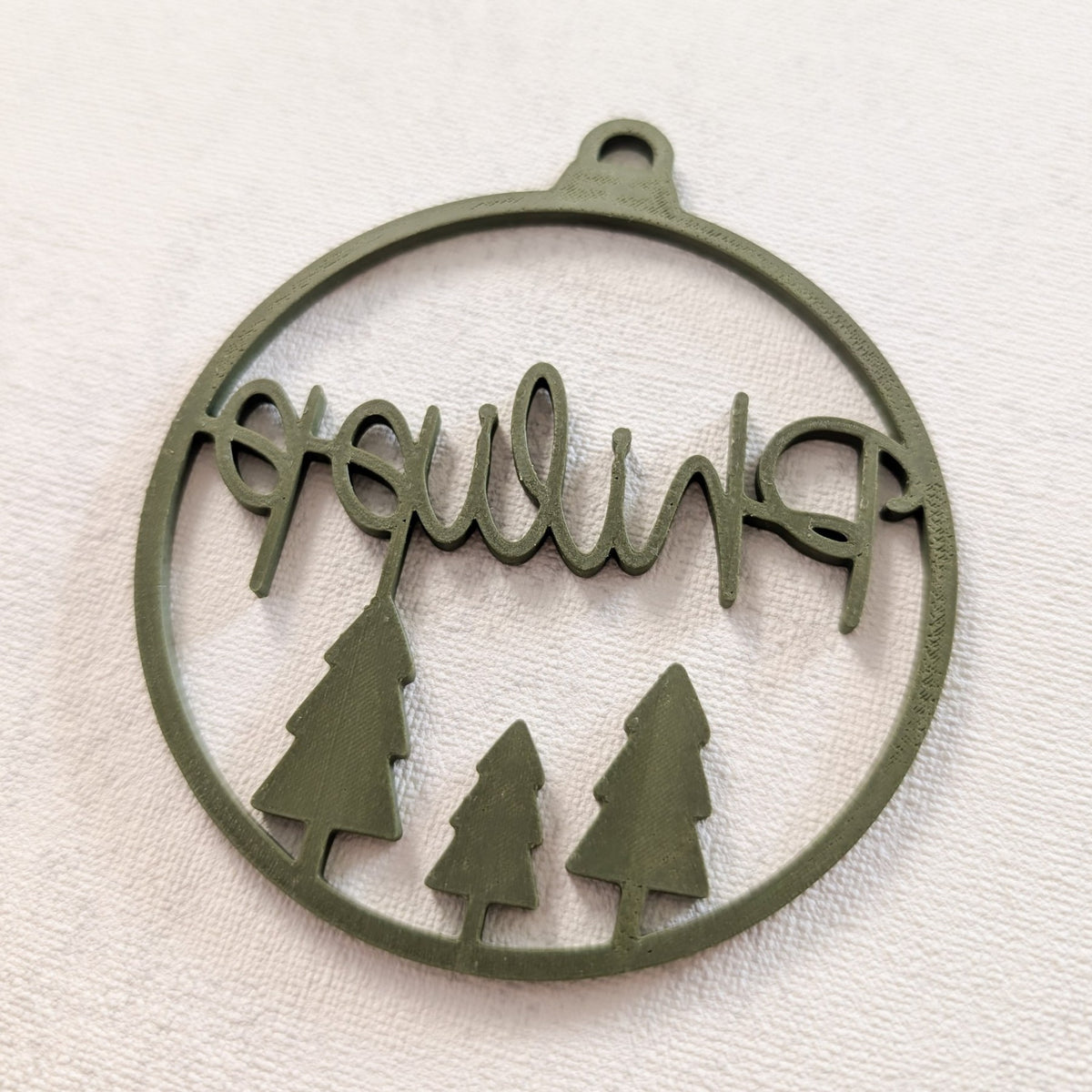 Personalisierte Weihnachtskugel 3D-Druck | Name