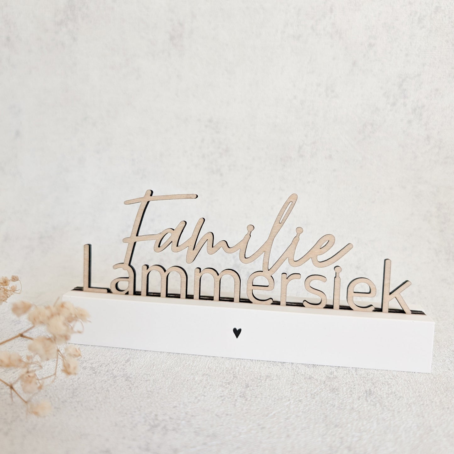 Personalisierte Dekoleiste "Familie"