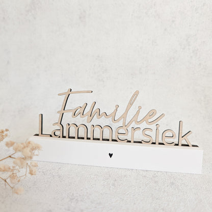 Personalisierte Dekoleiste "Familie"