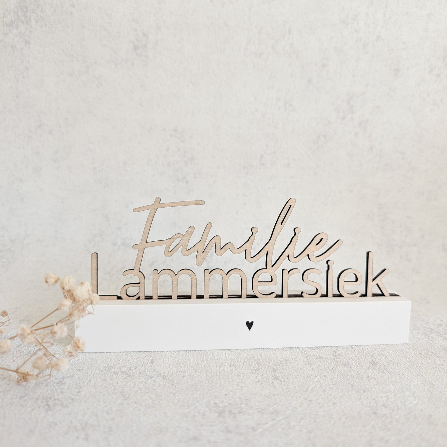 Personalisierte Dekoleiste "Familie"