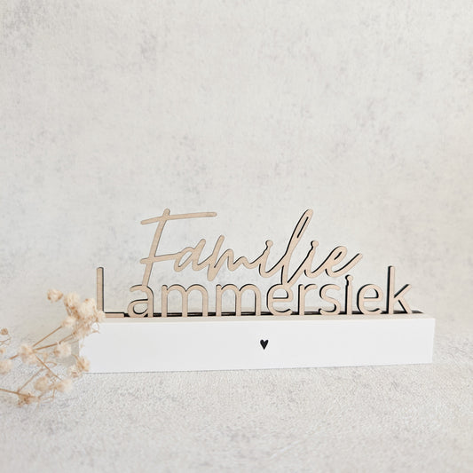 Personalisierte Dekoleiste "Familie"