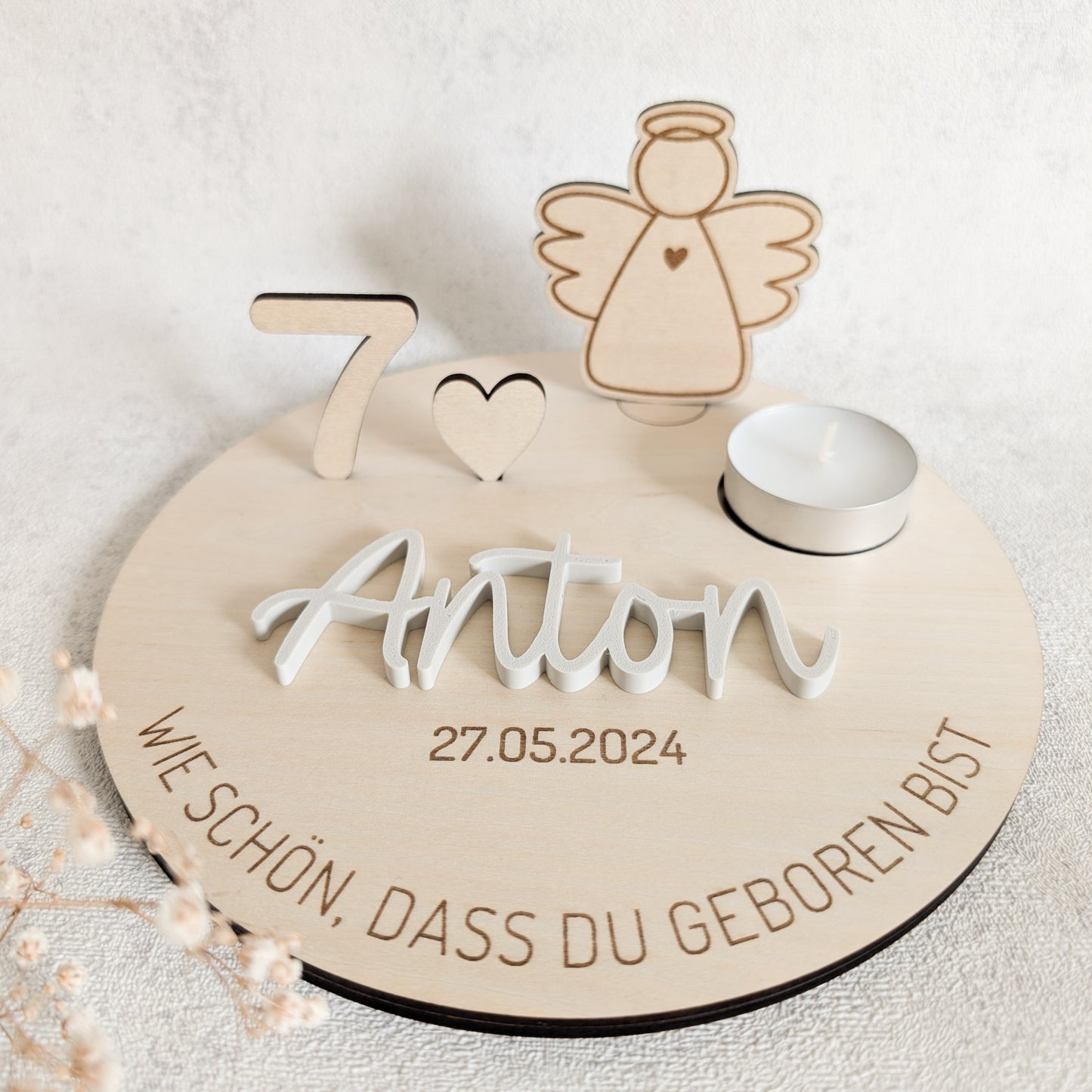 Personalisierter Geburtstagsteller