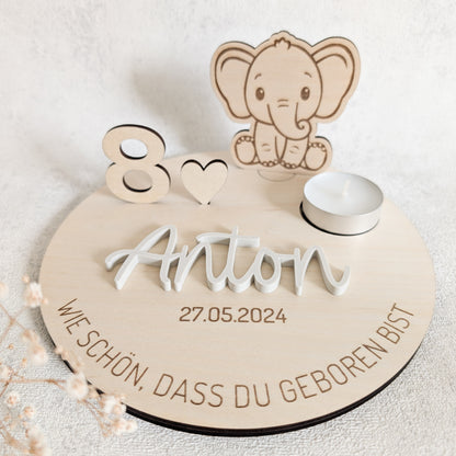 Personalisierter Geburtstagsteller