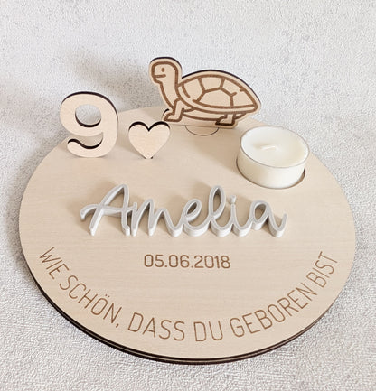 Personalisierter Geburtstagsteller