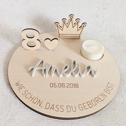 Personalisierter Geburtstagsteller