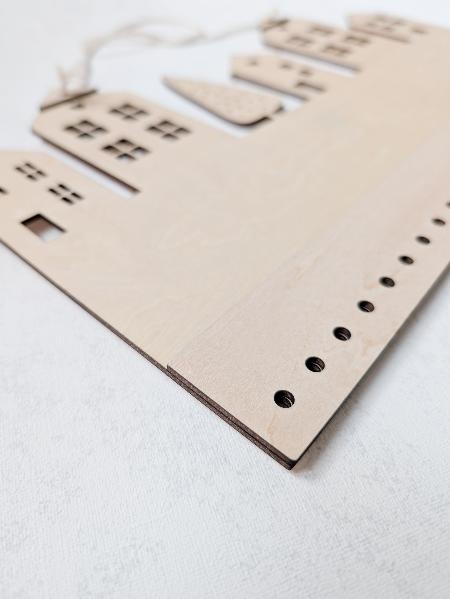 personalisierter Adventskalender mit Jutesäckchen zum Befüllen