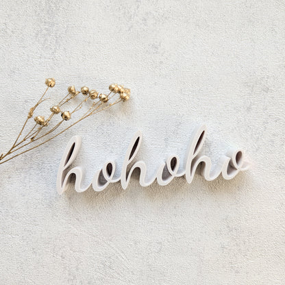 HoHoHo | 3D Schriftzug