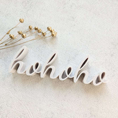 HoHoHo | 3D Schriftzug