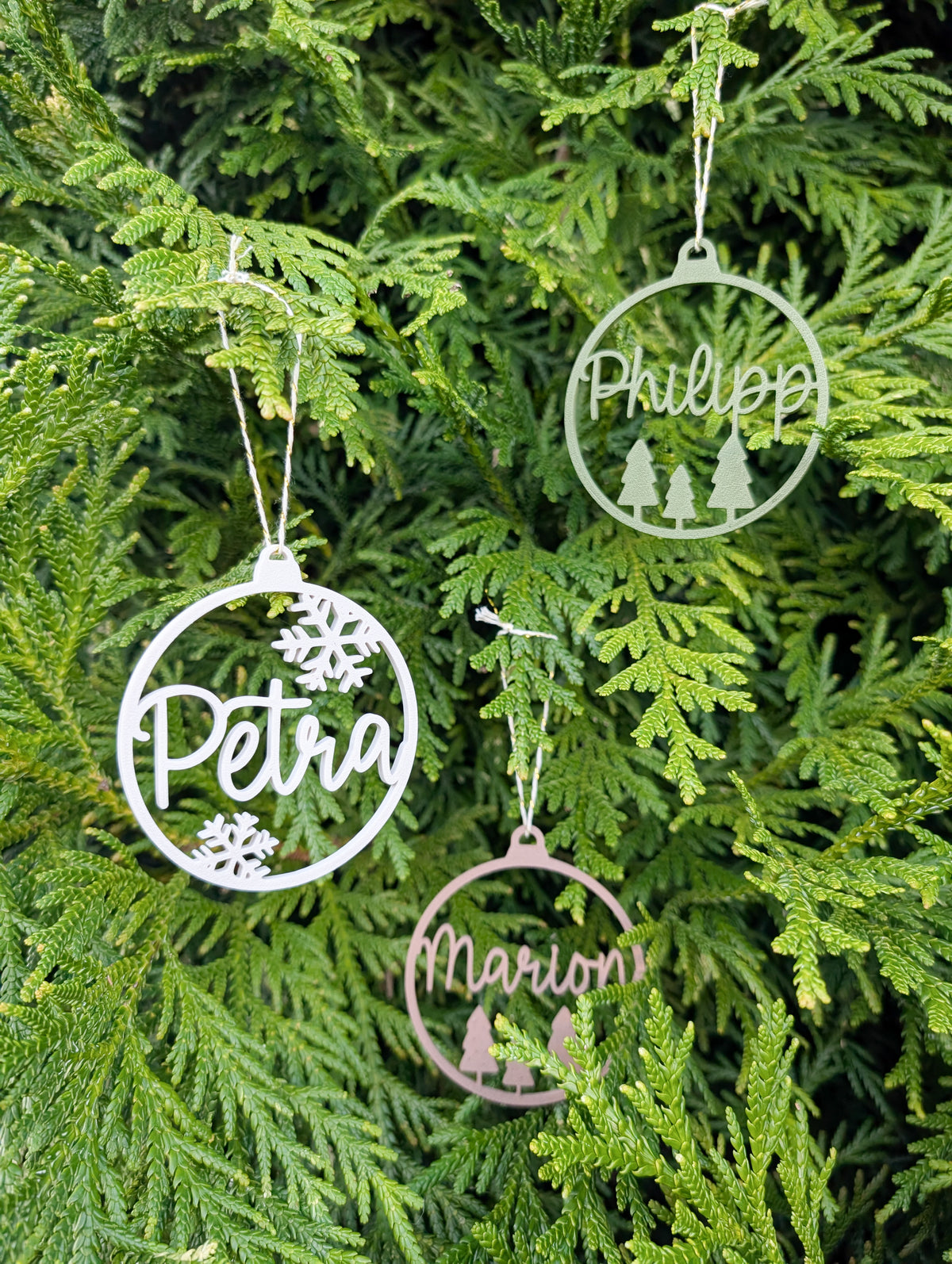 Personalisierte Weihnachtskugel 3D-Druck | Name