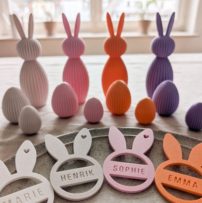 Personalisierter Hase/Osteranhänger mit Namen