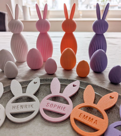 Personalisierter Hase/Osteranhänger mit Namen