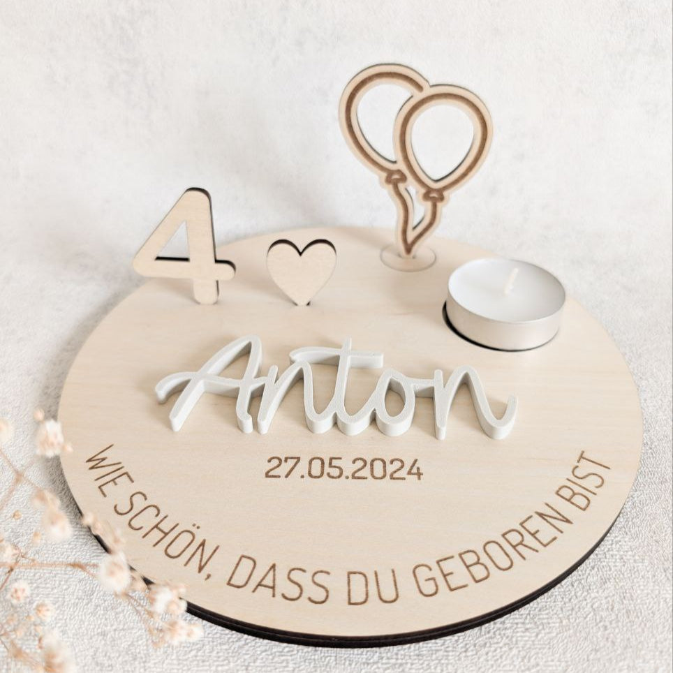 Geburtstagsteller | Zusatzeinsteller