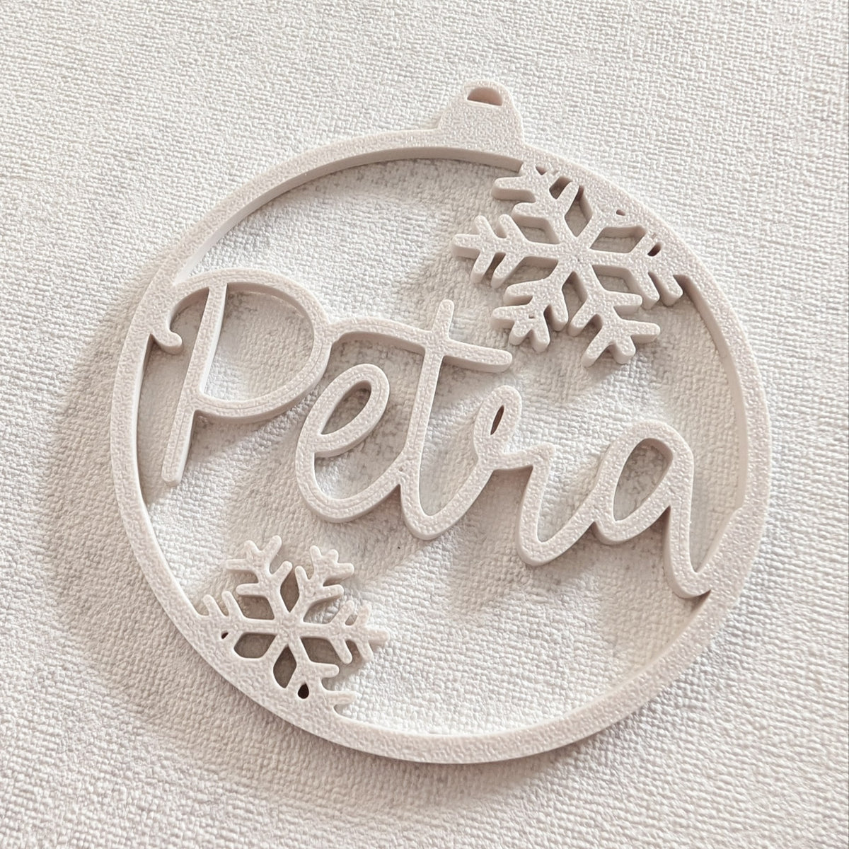 Personalisierte Weihnachtskugel 3D-Druck | Name