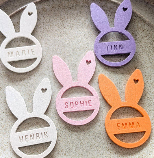 Personalisierter Hase/Osteranhänger mit Namen