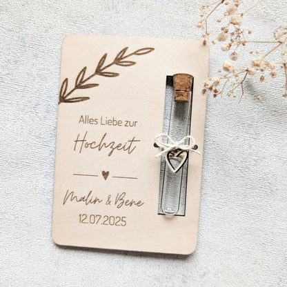 Personalisiertes Geldgeschenk | Hochzeit